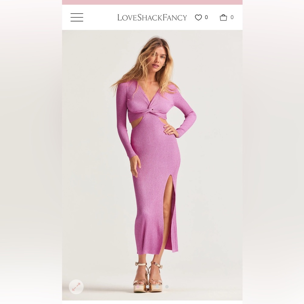 Love Shack Fancy Pink dress